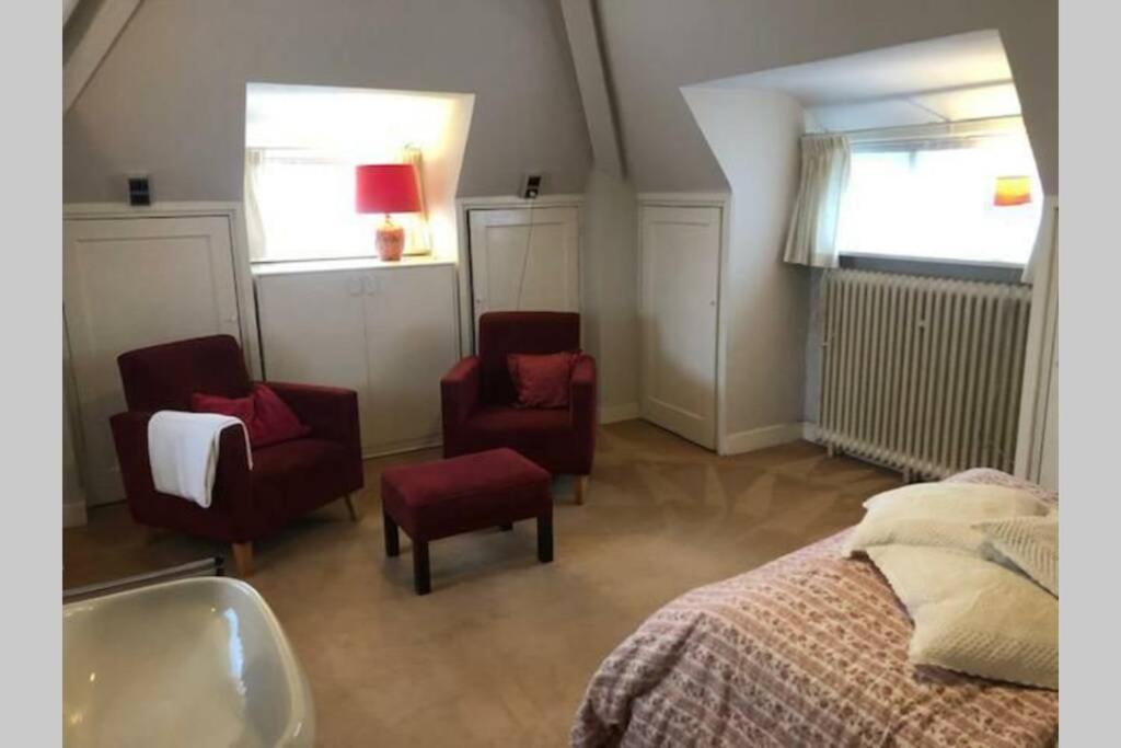 Vrijstaande Rietgedekte Villa Nabij Uitvalswegen Васенар Екстериор снимка
